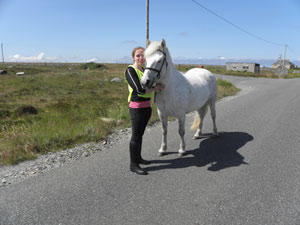 Chrismar Montgomery, 16 Brue with her horse